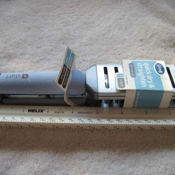 Goody Start Quick Blow Dry & Straighten Vented Ceramic Wet Hair Brush Foam Grip - Picture 5 of 11